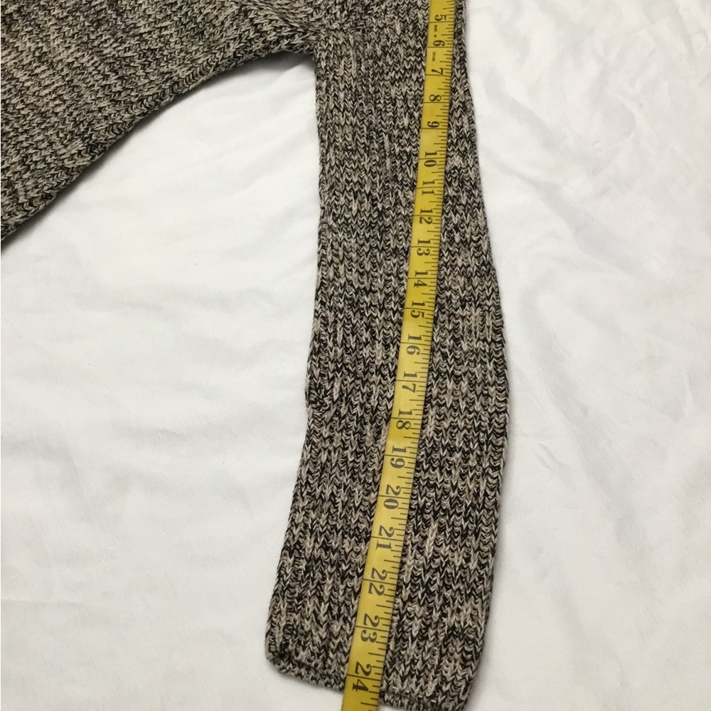 H&M Textured Tan Long Sleeve Dress - Picture 8 of 12